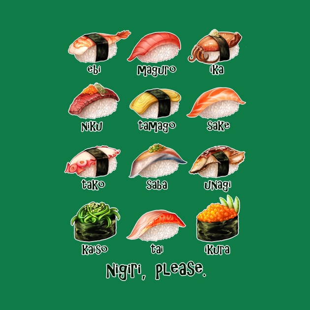 Nigiri, Please - Sushi Menu by iKiska