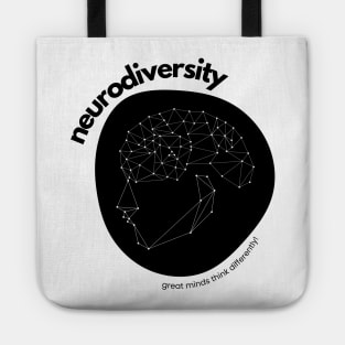 neurodiversity: great minds think differently! Tote