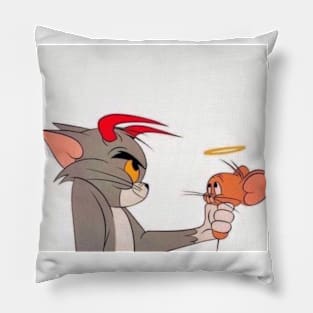 Angel vs Devil Pillow