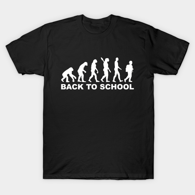 Discover Back to school evolution - Back To School - T-Shirt