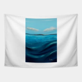 Seaside landscape Tapestry