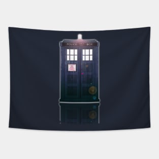 Tardis Shine Tapestry