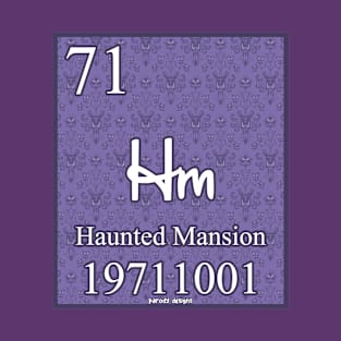 Disneriodic Ride Table - Magic Kingdom - Haunted Mansion T-Shirt