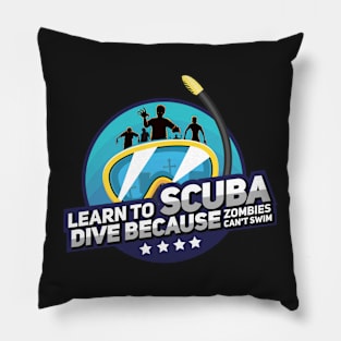 SCUBA DIVING GIFT: Learn To Scuba Dive Pillow