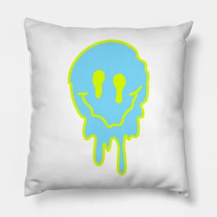 Preppy Cool Happy Face Pillow