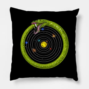 Solar System Ouroboros Pillow