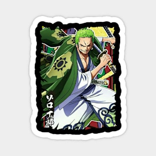 RORONOA ZORO MERCH VTG Magnet