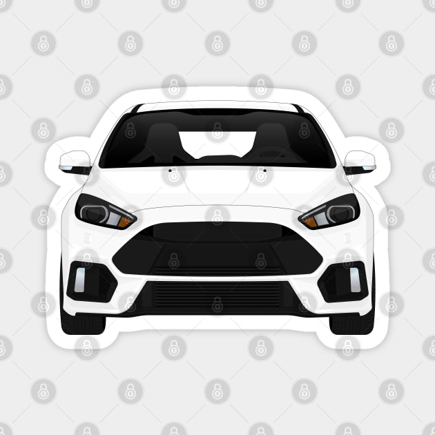 Focus RS White Magnet by VENZ0LIC