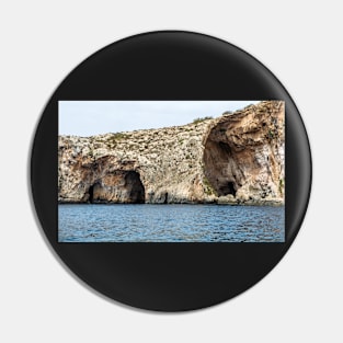 Rocky edges of the Blue Grotto, Malta Pin