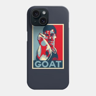 Bill Laimbeer Goat Obama Hope Large Print Phone Case