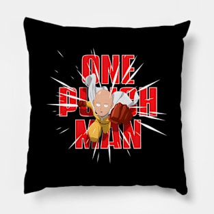 One Punch Saitama Punch Pose Pillow