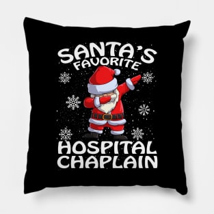 Santas Favorite Hospital Chaplain Christmas Pillow