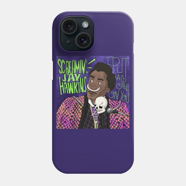 Screaming Jay Hawkins Phone Case by dilemserbest