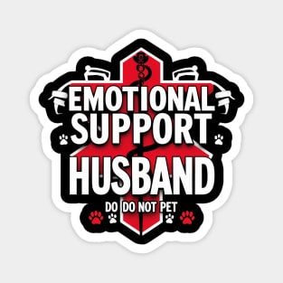 Emotional-Support-Husband-Do-Not-Pet Magnet