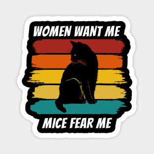 Women Want Me Mice Fear Me 2 Magnet