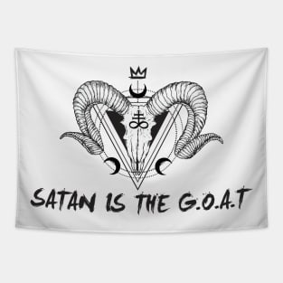 Satan is the goat Tapestry