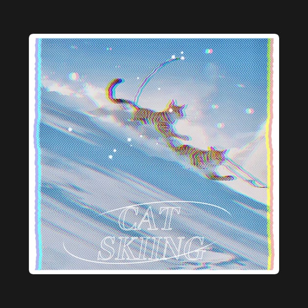 Cat Skiing by LycheeDesign