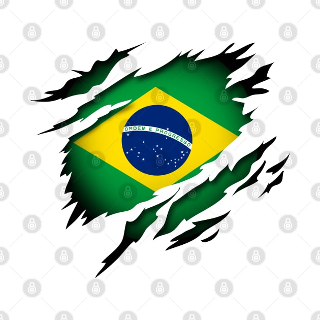 Brazil in the heart by HappyGiftArt