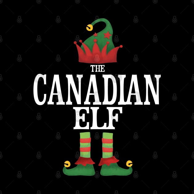Canadian Canada Elf Matching Family Group Christmas Party Pajamas by uglygiftideas