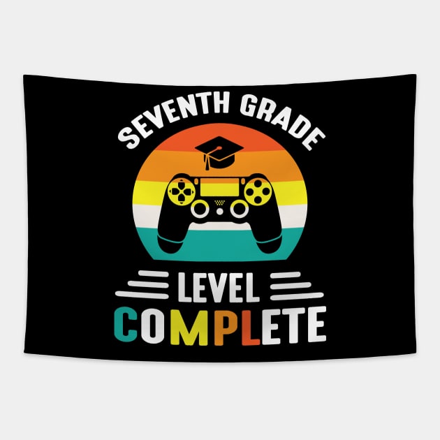 Gamer Student Class Of School Seventh Grade Level Complete Tapestry by bakhanh123