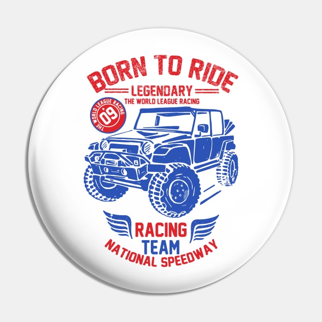 born to ride Pin by garudadua