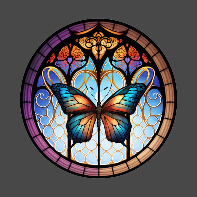 Stained Glass Butterfly by She Gets Creative