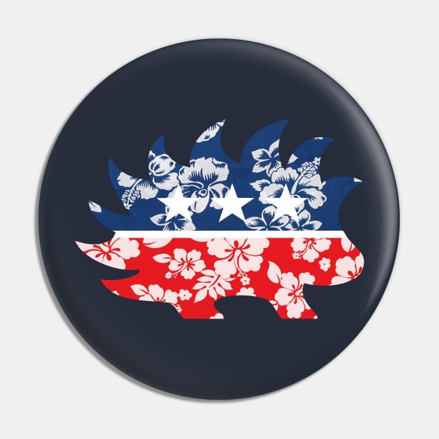 Libertarian Porcupine Pin by The Libertarian Frontier 