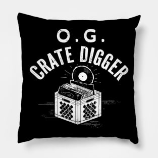 O.G. Crate Digger design Pillow