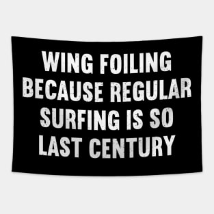 Wing Foiling Because Regular Surfing is So Last Century Tapestry