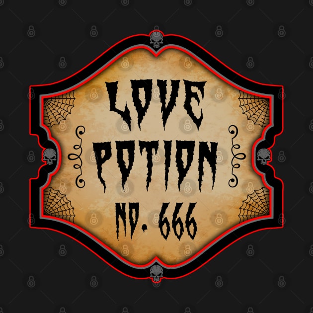 WITCHERY POTIONS 7 - LOVE POTION NO. 666 by GardenOfNightmares