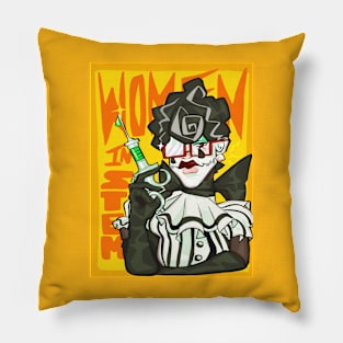 Women in stem Pillow