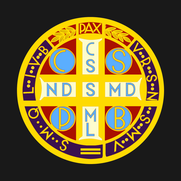 Saint Benedict Medal Two Sided by Catholicamtees