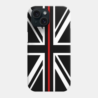 Thin Red Line Union Jack UK Flag Phone Case