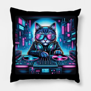 DJ Cat Pillow