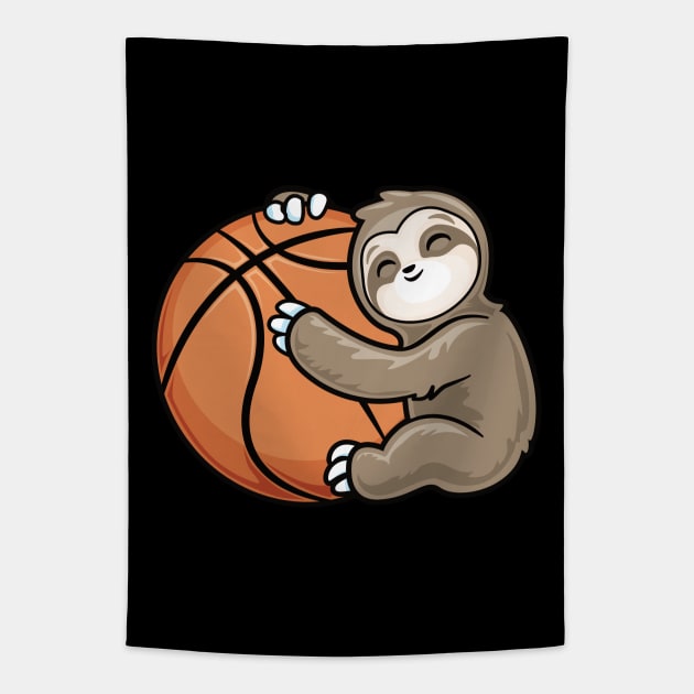 Sloth Basketball player Tapestry by PnJ