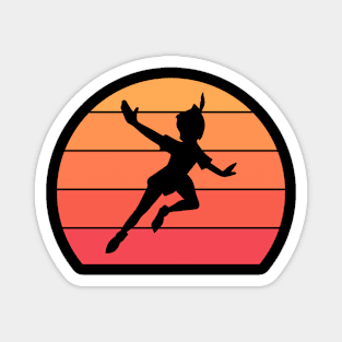 Peter Pan Sunset Magnet