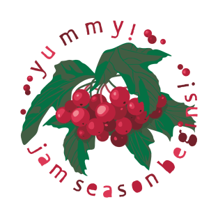 Yummy! Jam season begins! Viburnum berries T-Shirt