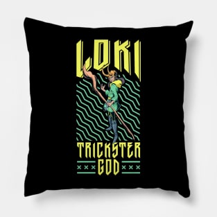 Viking trickster god Loki Pillow