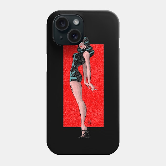 Vampire Glamour Ghoul Phone Case by Lululah 