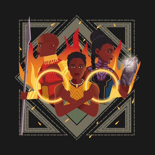 Women of Wakanda v2 by risarodil