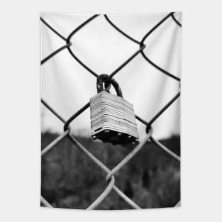 Lovelock on Fence Tapestry