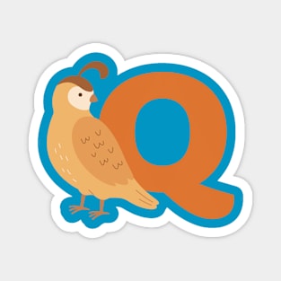 Animal alphabet Q Magnet