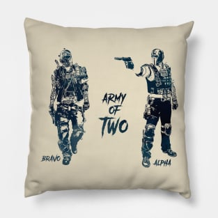 Army of TWO - Alpha and Bravo Pillow