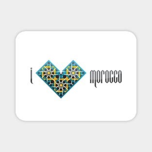 I Love Morocco Magnet