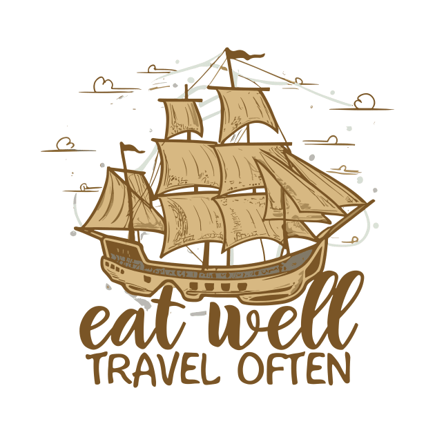 Eat Well Travel Often. Typography by Chrislkf