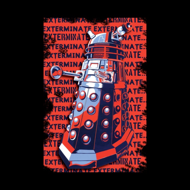 DALEK EXTERMINATE 3 by Armadillo Hat