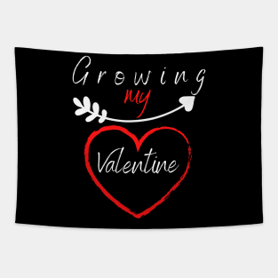 Growing My Valentine Great Valentines Day Tapestry