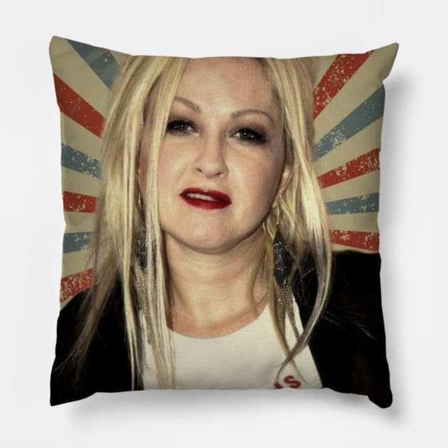 Cyndi Lauper Pillow by LivingCapital 