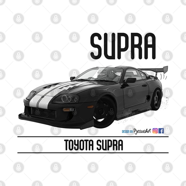 Supra Time Attack Black Stripes by PjesusArt