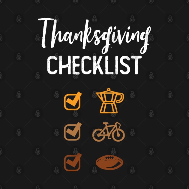 Thanksgiving checklist (cycling version) by p3p3ncil